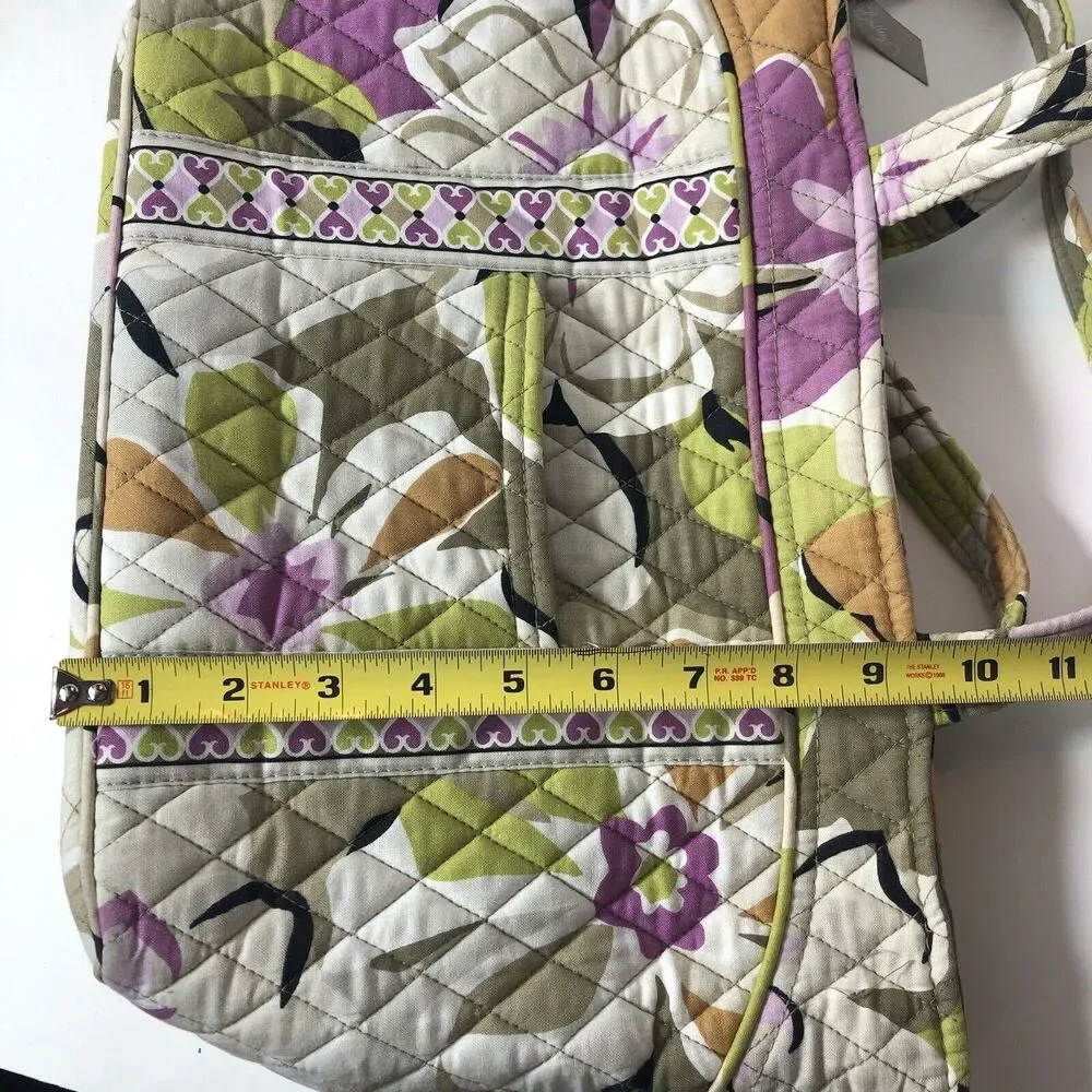 Vera Bradley Shoulder Bag Purse‎ Tote Portobello Road Zip Double Handle A2